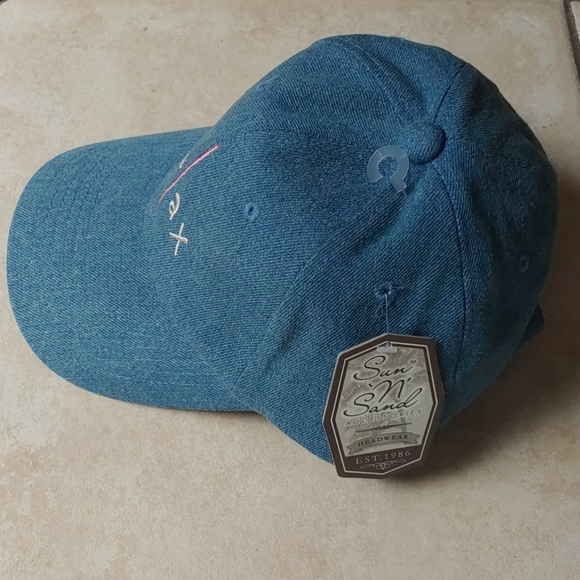 Sun N Sand Men's Denim Relax Hat - Picture 2 of 8